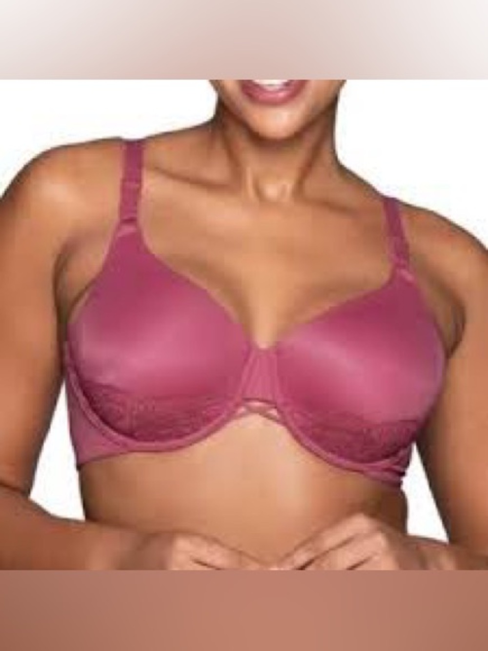 Vanity Fair Radiant Full Coverage Underwire Bra in Rose